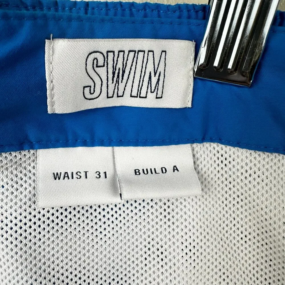 Spoke Men's Swim Trunks Shorts Mesh Lined Cobalt Blue Men's 31 Build A Beach